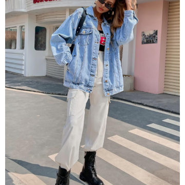 Oversized Denim Jacket for Women