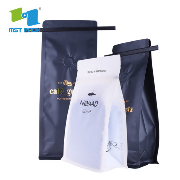 Plastic Flat Bottom Bag With Zipper