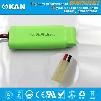 KAN Ni-MH 8.4V 7x4/5SC 2000mAh rechargeable battery pack for nitro rc car, gun, boat, airplane or drone, UAV