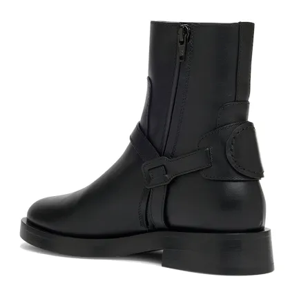 Women's Fashion Leather Short Boots