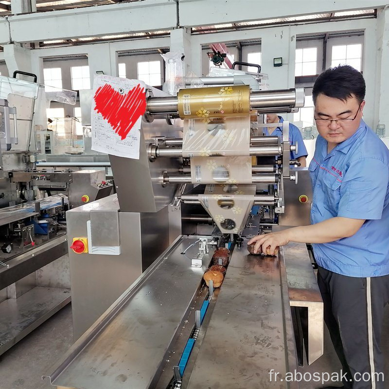 Machines d&#39;emballage automatique à grande vitesse Sandwich Biscuit