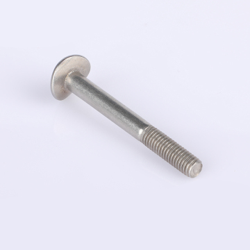 Stainless steel round head threaded bolts