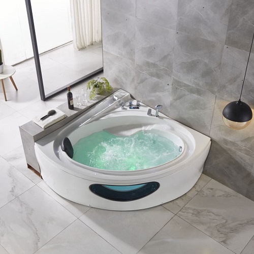 Ovaler Jakuzzi -Badewanne am beliebtesten Eckmassage Whirlpool Badewanne