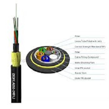 Outdoor ADSS Cable 100/200/300m Span FTTX Solution Good quality Factory Price 12 CORE