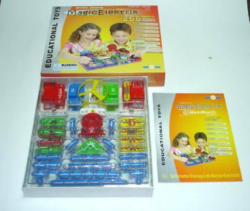 256 Design electronic educational toy bricks