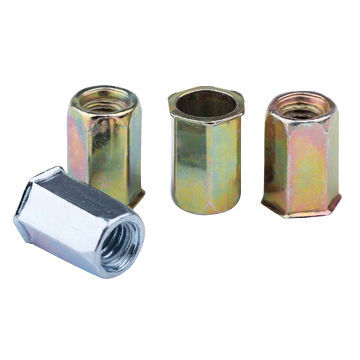 Small Head Full Hexagonal Riveted Nuts, Nutsert, Nutserts, Rivnut M4, M5, M6, M8, M10 and M12