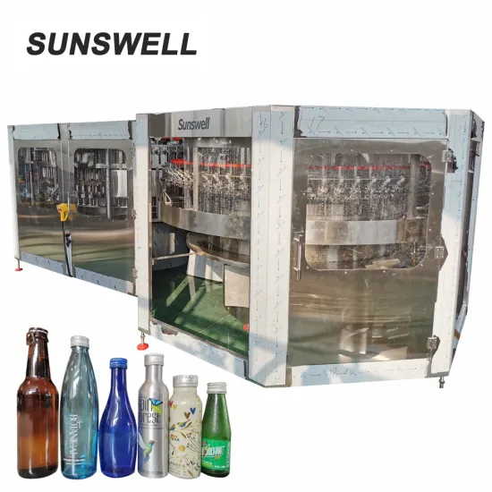 High speed automatic beer filling bottling machine