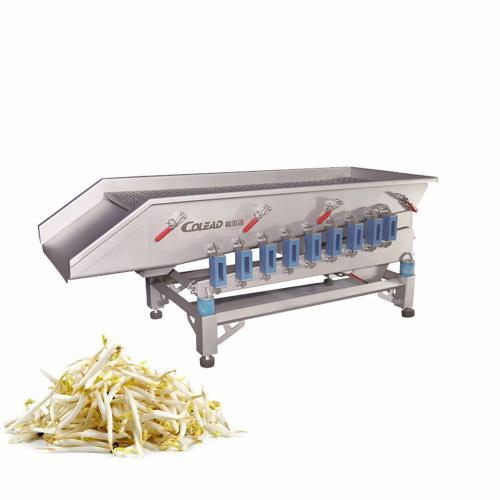 Bean sprout washing and peeling machine line