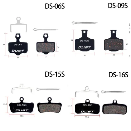 Hydraulic Disc Brake Pads for MTB: AVID HAYES Magura ZOOM Compatible