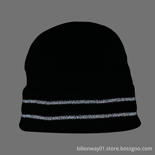 custom logo Cute double knit hat beanie hat