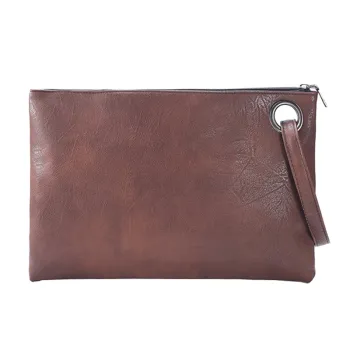 Fashion Women's Leather Envelope Clutch Bag for Evening