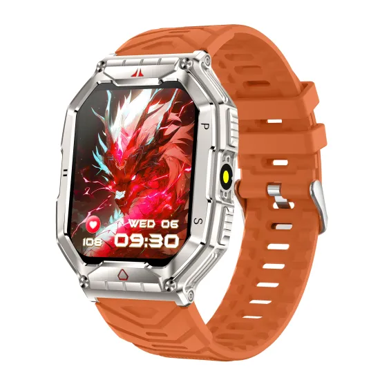 Top Selling 2.1\" AMOLED Large Screen Smart Watch KR82 1ATM Waterproof: Your Ultimate Fitness and Communication Companion