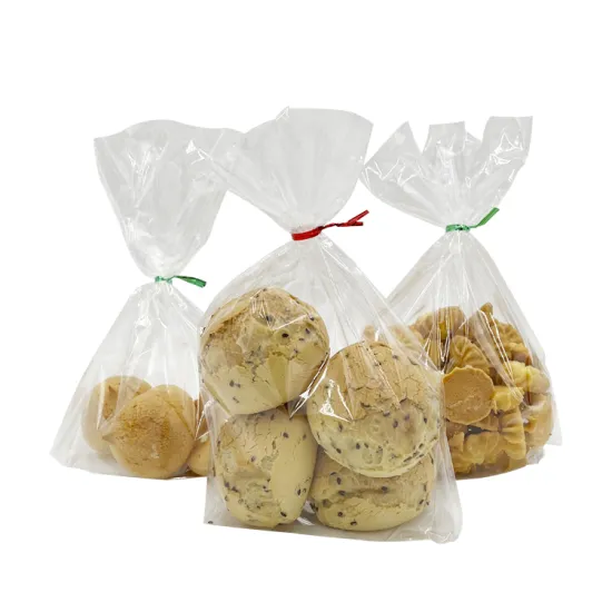 Custom Heat Seal Flat Poly Cookie & Candy Packaging Bags