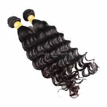 Fashionable Human/Peruvian Deep Hair Weaves, AAAAA Grade, Loose Wave