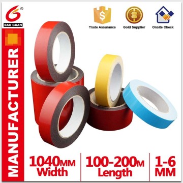 Furniture for automobile and motorcycle industries such as PE foam tape