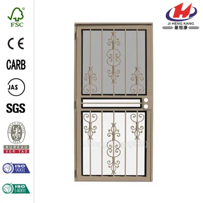 Waterford Almond Recessed Mount All Season Security Door