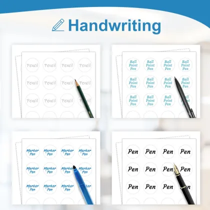 1.5" Round sticker paper laser sticker paper