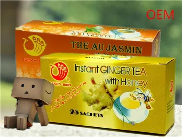 Rich flavors instant ginger tea with honey