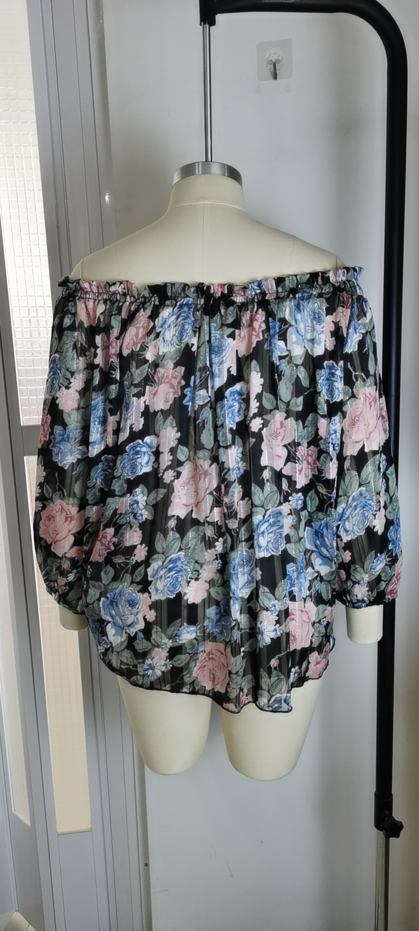 Wholesale Printed Off - Shoulder Women's Tops