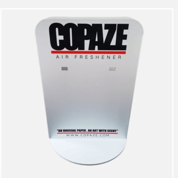 Hook-Mounted Rotating Cardboard Display for Product Showcase