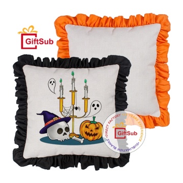 Coprione di sublimazione di Halloween: design a colori arruffato e puro di vendita calda