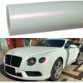 Pearl branco fosco vermelho envoltório de carro vinil