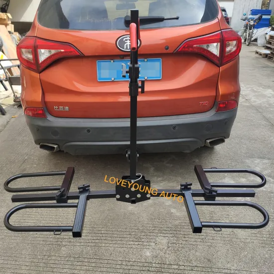 Black Heavy Duty Bike Hitch Rack Fit Large Bike Tire For Pickup Car Ford SUV