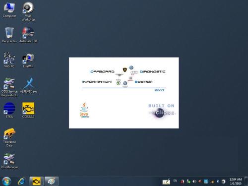 VAS5054 용 HDD SW ODIS V3.03 ElsaWin vivid Autodata