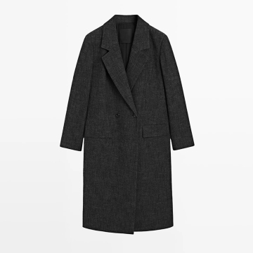Giacca per cappotto lunghi in stile elegante e versatile femminile