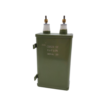CH82X 3KV 6UF Metallized Thin Film High-Voltage Ignition Oil Immersed Capacitor