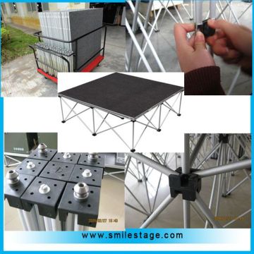 Factory Price High Quality Aluminum Portable Stage with Riser
