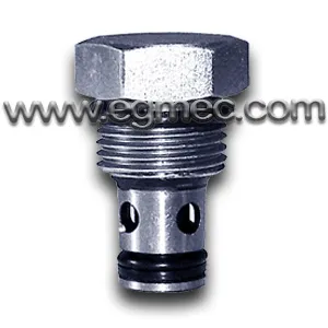3/4-16unf Hydraulic Cartridge Valve, Poppet Spool Sealing 