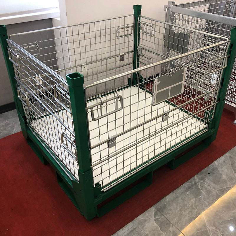 Folding Storage Cage Bins