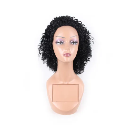 100% human hair short pre-plucked lace front wig