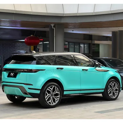 Metal Tiffany Car Wrap