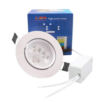 Luz de techo descendente de LED de LED de alto voltaje 3W