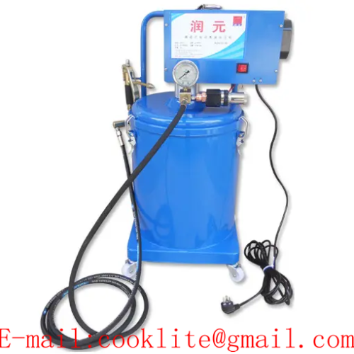 220V Electric Grease Pump 30L High Pressure Mobile Lubricator with Electric Pump and 30L Tank