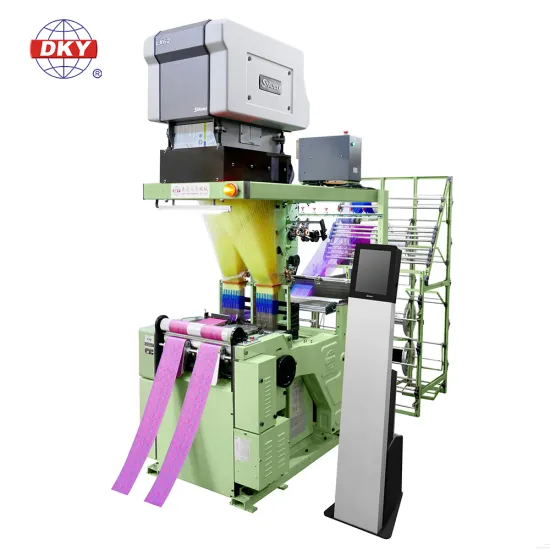 Computerized Narrow Fabric Jacquard Looms - DKY Machinery Model KFJsz2-165-896
