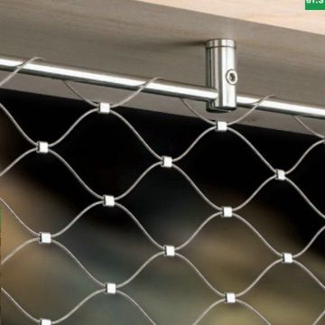 Hand woven stainless steel wire rope mesh