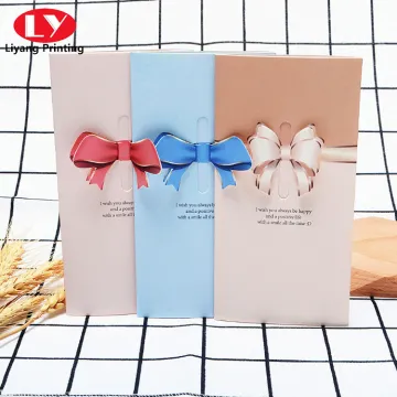 Invitation paper gift card printing with envelope