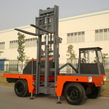 Borular için 10 ton dizel yan yükleyici forklift