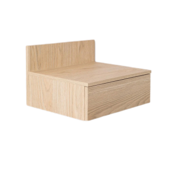 Modern Classic Oak Oak Condoming con design appeso per la conservazione della camera da letto