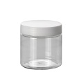 Professionele fabriek OEM aangepast logo 100 ml 150 ml 200 ml 250 ml Plastic cosmetisch huisdier Clear Food Jars voor snoepjes