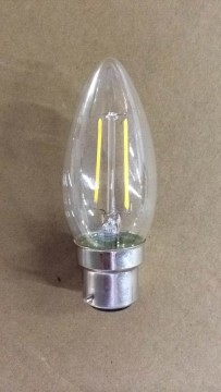 Hot sale! high power b22 decorative lighting 2w led candle bulb