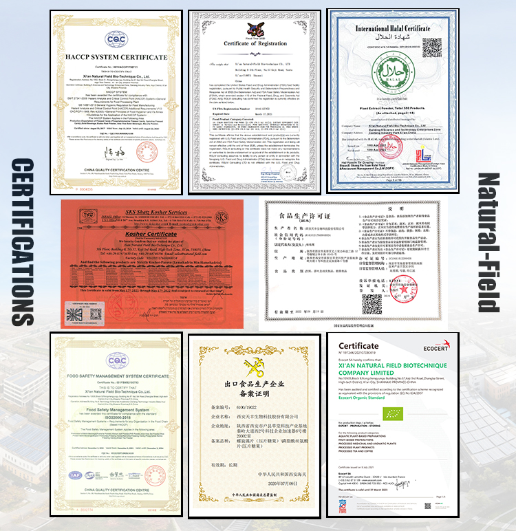 Certifications