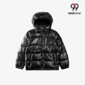 Cappotto con cappuccio in ripstop lucido per bambini