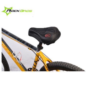 ROCKBROS Professional Lycra Nylon & Gel Cycling Bike Bicycle Seat Saddle Cover Soft Cushion Ventilate Cycle Seat Pad Black New