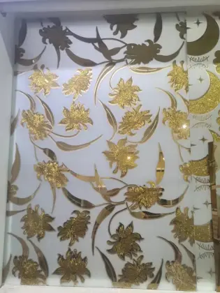 Huajinde ice flower glass