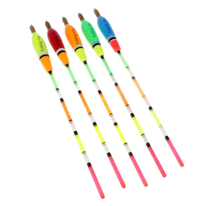 5Pcs Fishing Float Set High Sensitivity Copper Head Fishing Buoy Fish Bobbers Fishhook Fishing Terminal Tackle