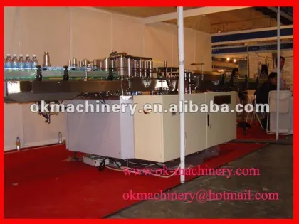 Hot glue label machine
